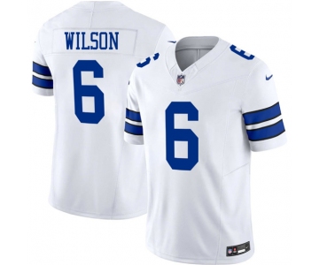 Men's Dallas Cowboys #6 Donovan Wilson White 2025 F.U.S.E Vapor Untouchable Limited Football Stitched Jersey