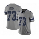 Men's Dallas Cowboys #73 Larry Allen Limited Gray Inverted Legend Football Jersey