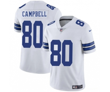Men's Dallas Cowboys #80 Parris Campbell White 2025 Vapor Untouchable Limited Football Stitched Jersey