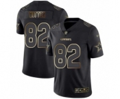Men's Dallas Cowboys #82 Jason Witten Black Gold Vapor Untouchable Limited Football Jersey