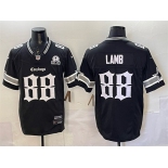 Men's Dallas Cowboys #88 CeeDee Lamb Black 2025 F.U.S.E. 'Gothic Lone Star Edition' With Established In 1960 Patch Vapor Limited Stitched Football Jersey