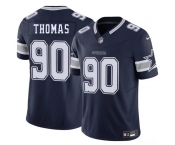 Men's Dallas Cowboys #90 Solomon Thomas Navy 2025 F.U.S.E. Vapor Untouchable Limited Football Stitched Jersey
