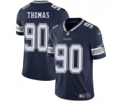 Men's Dallas Cowboys #90 Solomon Thomas Navy 2025 Vapor Untouchable Limited Football Stitched Jersey