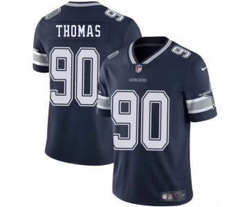 Men's Dallas Cowboys #90 Solomon Thomas Navy 2025 Vapor Untouchable Limited Football Stitched Jersey