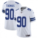 Men's Dallas Cowboys #90 Solomon Thomas White 2025 Vapor Untouchable Limited Football Stitched Jersey