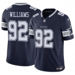 Men's Dallas Cowboys #92 Quinnen Williams Navy 2025 F.U.S.E Vapor Untouchable Limited Football Stitched Jersey