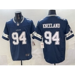 Men's Dallas Cowboys #94 Marshawn Kneeland Navy F.U.S.E. Vapor Limited Stitched Football Jersey