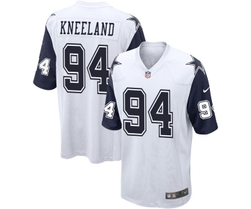 Mens Dallas Cowboys #94 Marshawn Kneeland Nike White Vapor Untouchable Limited Football Stitched Jersey