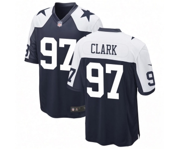 Mens Dallas Cowboys #97 Kenny Clark Nike Navy Alternate Vapor F.U.S.E. Limited Jersey