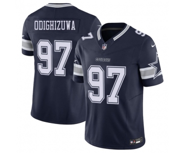 Men's Dallas Cowboys #97 Osa Odighizuwa Navy 2025 F.U.S.E Vapor Untouchable Limited Football Stitched Jersey