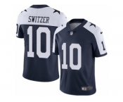 Men's Nike Dallas Cowboys #10 Ryan Switzer Vapor Untouchable Limited Navy Blue Throwback Alternate NFL Jersey