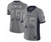 Men's Nike Dallas Cowboys #15 Deonte Thompson Limited Gray Rush Drift Fashion NFL Jersey Men's Nike Dallas Cowboys #15 Deonte Thompson Limited Gray Rush Drift Fashion NFL Jersey