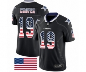 Men's Nike Dallas Cowboys #19 Amari Cooper Limited Black Rush USA Flag NFL Jersey Men's Nike Dallas Cowboys #19 Amari Cooper Limited Black Rush USA Flag NFL Jersey