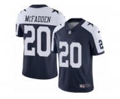 Men's Nike Dallas Cowboys #20 Darren McFadden Vapor Untouchable Limited Navy Blue Throwback Alternate NFL Jersey