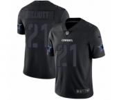 Men's Nike Dallas Cowboys #21 Ezekiel Elliott Limited Black Rush Impact NFL Jersey Men's Nike Dallas Cowboys #21 Ezekiel Elliott Limited Black Rush Impact NFL Jersey