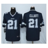 Men's Nike Dallas Cowboys #21 Ezekiel Elliott Limited Navy Blue Team Color NFL Jersey