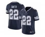 Men's Nike Dallas Cowboys #22 Emmitt Smith Vapor Untouchable Limited Navy Blue Team Color NFL Jersey