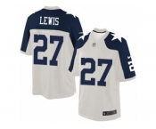 Men's Nike Dallas Cowboys #27 Jourdan Lewis Limited White Throwback Alternate NFL Jersey