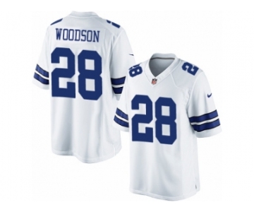 Men's Nike Dallas Cowboys #28 Darren Woodson Limited White NFL Jersey