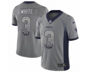 Men's Nike Dallas Cowboys #3 Mike White Limited Gray Rush Drift Fashion NFL Jersey Men's Nike Dallas Cowboys #3 Mike White Limited Gray Rush Drift Fashion NFL Jersey