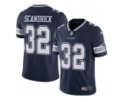 Men's Nike Dallas Cowboys #32 Orlando Scandrick Vapor Untouchable Limited Navy Blue Team Color NFL Jersey