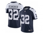 Men's Nike Dallas Cowboys #32 Orlando Scandrick Vapor Untouchable Limited Navy Blue Throwback Alternate NFL Jersey