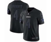 Men's Nike Dallas Cowboys #4 Dak Prescott Limited Black Rush Impact NFL Jersey Men's Nike Dallas Cowboys #4 Dak Prescott Limited Black Rush Impact NFL Jersey