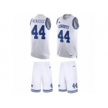 Men's Nike Dallas Cowboys #44 Robert Newhouse Limited White Tank Top Suit NFL Jersey