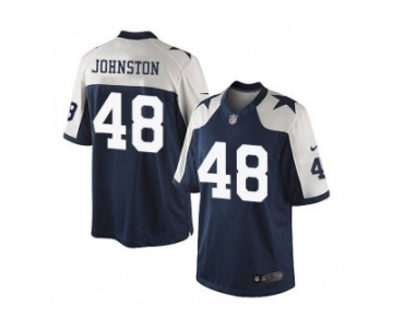 Men's Nike Dallas Cowboys #48 Daryl Johnston Navy Blue Limited Alternate Throwback Jersey