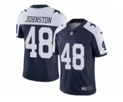 Men's Nike Dallas Cowboys #48 Daryl Johnston Vapor Untouchable Limited Navy Blue Throwback Alternate NFL Jersey