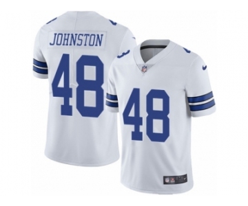 Men's Nike Dallas Cowboys #48 Daryl Johnston Vapor Untouchable Limited White NFL Jersey