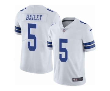 Men's Nike Dallas Cowboys #5 Dan Bailey Vapor Untouchable Limited White NFL Jersey
