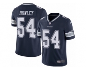 Men's Nike Dallas Cowboys #54 Chuck Howley Vapor Untouchable Limited Navy Blue Team Color NFL Jersey