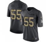 Men's Nike Dallas Cowboys #55 Leighton Vander Esch Limited Black 2016 Salute to Service NFL Jersey Men's Nike Dallas Cowboys #55 Leighton Vander Esch Limited Black 2016 Salute to Service NFL Jersey