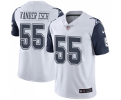 Men's Nike Dallas Cowboys #55 Leighton Vander Esch Limited White Rush Vapor Untouchable NFL Jersey Men's Nike Dallas Cowboys #55 Leighton Vander Esch Limited White Rush Vapor Untouchable NFL Jersey