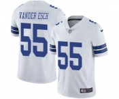 Men's Nike Dallas Cowboys #55 Leighton Vander Esch White Vapor Untouchable Limited Player NFL Jersey Men's Nike Dallas Cowboys #55 Leighton Vander Esch White Vapor Untouchable Limited Player NFL Jersey
