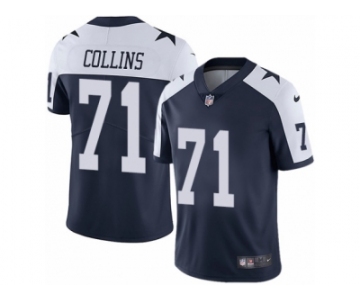 Men's Nike Dallas Cowboys #71 La'el Collins Vapor Untouchable Limited Navy Blue Throwback Alternate NFL Jersey
