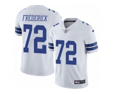 Men's Nike Dallas Cowboys #72 Travis Frederick Vapor Untouchable Limited White NFL Jersey