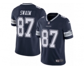 Men's Nike Dallas Cowboys #87 Geoff Swaim Vapor Untouchable Limited Navy Blue Team Color NFL Jersey