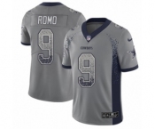 Men's Nike Dallas Cowboys #9 Tony Romo Limited Gray Rush Drift Fashion NFL Jersey Men's Nike Dallas Cowboys #9 Tony Romo Limited Gray Rush Drift Fashion NFL Jersey