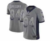 Men's Nike Dallas Cowboys #94 Randy Gregory Limited Gray Rush Drift Fashion NFL Jersey Men's Nike Dallas Cowboys #94 Randy Gregory Limited Gray Rush Drift Fashion NFL Jersey