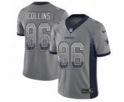 Men's Nike Dallas Cowboys #96 Maliek Collins Limited Gray Rush Drift Fashion NFL Jersey Men's Nike Dallas Cowboys #96 Maliek Collins Limited Gray Rush Drift Fashion NFL Jersey