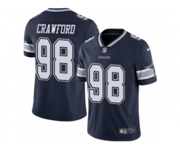 Men's Nike Dallas Cowboys #98 Tyrone Crawford Vapor Untouchable Limited Navy Blue Team Color NFL Jersey