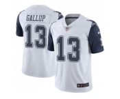 Nike Dallas Cowboys #13 Michael Gallup White Men Stitched NFL Limited Rush Jersey Nike Dallas Cowboys #13 Michael Gallup White Men Stitched NFL Limited Rush Jersey
