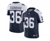 Nike Dallas Cowboys #36 Bo Scarbrough Navy Blue Thanksgiving Men Stitched NFL Vapor Untouchable Limited Throwback Jersey Nike Dallas Cowboys #36 Bo Scarbrough Navy Blue Thanksgiving Men Stitched NFL Vapor Untouchable Limited Throwback Jersey