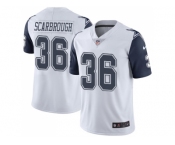 Nike Dallas Cowboys #36 Bo Scarbrough White Men Stitched NFL Limited Rush Jersey Nike Dallas Cowboys #36 Bo Scarbrough White Men Stitched NFL Limited Rush Jersey
