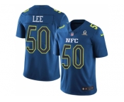 Nike Dallas Cowboys #50 Sean Lee Navy Men's Stitched NFL Limited NFC 2017 Pro Bowl Jersey