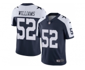 Nike Dallas Cowboys #52 Connor Williams Navy Blue Thanksgiving Men Stitched NFL Vapor Untouchable Limited Throwback Jersey Nike Dallas Cowboys #52 Connor Williams Navy Blue Thanksgiving Men Stitched NFL Vapor Untouchable Limited Throwback Jersey