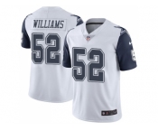 Nike Dallas Cowboys #52 Connor Williams White Men Stitched NFL Limited Rush Jersey Nike Dallas Cowboys #52 Connor Williams White Men Stitched NFL Limited Rush Jersey