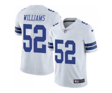 Nike Dallas Cowboys #52 Connor Williams White Men Stitched NFL Vapor Untouchable Limited Jersey